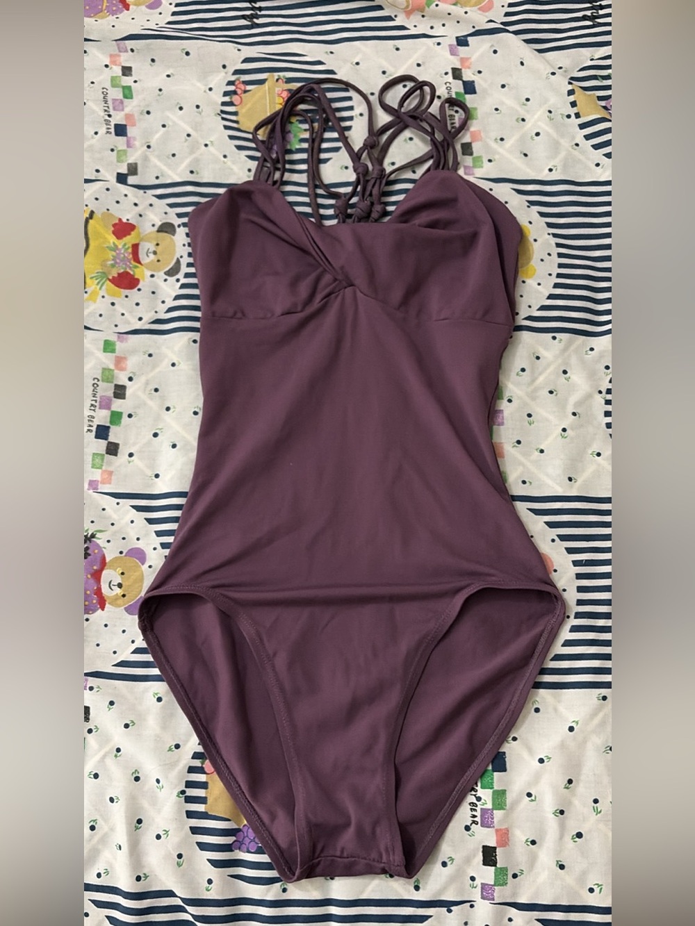 Capezio purple leotard